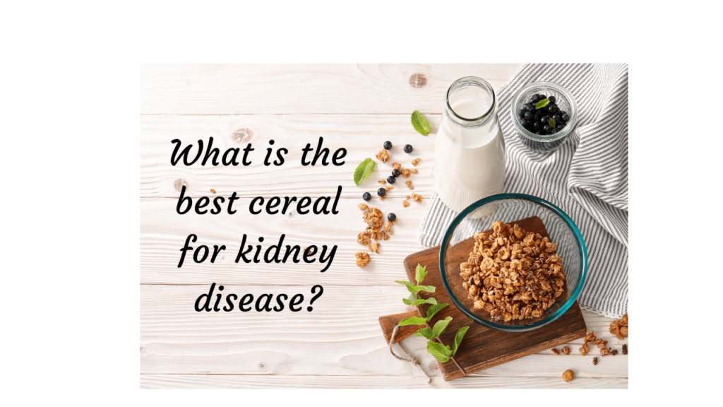 What is the best cereal for kidney disease?